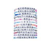 XFSRG Bracciale Donna Colorato con Perline e Lettere Personalizzate Moda Gioielli Donna Braccialetto Elegante per Compleanno e Occasioni Speciali