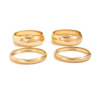 XFSRG Bracciale Donna Elegante in Oro e Argento Braccialetti Amicizia di Alta Qualità Gioielli Donna Moderni per Occasioni Speciali (Oro)