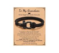 XFSRG Bracciale Per Ragazzi Come Regalo Alla Moda Per Adolescenti Figli Nipoti Nipoti Fratelli O Figliocchi Per Compleanno Natale Diploma O Inizio Scuola (un mio nipote)