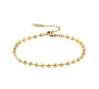 XFSRG Bracciali Donna Perline Color Oro Anallergico Bracciale Regolabile Alla Moda Adatto a Molte Occasioni