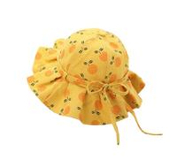 XFSRG Cappello da Sole Bambino UPF 50+ Cappellino Estivo da Sole Fragole Cappello Pescatore Ananas Cappellino Secchiello Arance Bucket Hat Anti-UV Bambini Bambino Pieghevole Cappelli Spiaggia