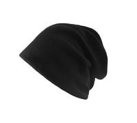 XFSRG Cappello Donna Berretti in Maglia Moda Warm Knit cap Berretto Tinta Unita Unisex in Leggero Beanie Hat Cappello Invernale Berretto Sci Sport All'aperto(Nero)