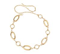 XFSRG Catena a Pancia Donna Disco Circolare Catene di Vita Bikini Sexy Catena a Vita Boho Body Chain Catene Regolabile Gioielli per il Corpo Impermeabile Estate Spiaggia Party Prom Accessorio