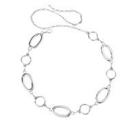 XFSRG Catena a Pancia Donna Disco Circolare Catene di Vita Bikini Sexy Catena a Vita Boho Body Chain Catene Regolabile Gioielli per il Corpo Impermeabile Estate Spiaggia Party Prom Accessorio