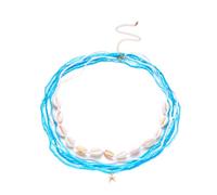 XFSRG Catena a Vita Donna Conchiglia Catena a Pancia Boho Catene di Pancia Strati Catene Vita Bikini Sexy Body Chain Regolabile Estiva Spiaggia Corpo Rave Party Prom Corpo Accessorio Gioielli