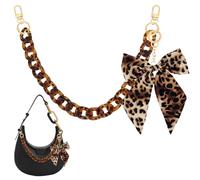 XFSRG Catena per Borsa Fiocco Donna Tracolla Regolabile Manici Borse Accessorio Moda Catene Decorative per Borsetta Handbag Chain Strap Shoulder Bag Handle