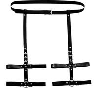 XFSRG Cintura Gamba Regolabile Stile Punk Gotico Decorativa Borchie Metallo Accessorio moda Donna (103)