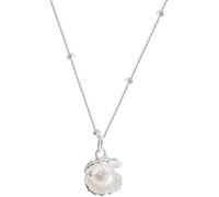 XFSRG Collana Donna con Pendente Perla in Argento Sterling 925 Elegante Collana Swarovski Donna per Ogni Occasione