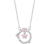 XFSRG Collana Donna Elegante con Farfalla e Cuori Gioielli Swarovski per Donne Accessori Moda per Ogni Occasione