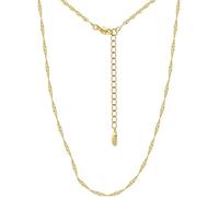 XFSRG Collana Donna Elegante in Oro 18K Collana Sottile con Catena Intrecciata Gioielli di Lusso per Donne Accessorio Perfetto per Ogni Occasione