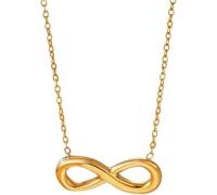 XFSRG Collana Donna Infinito Oro 18K Elegante Collana con Simbolo dell'Infinito Gioielli di Moda per Tutte le Occasioni Idea Regalo per Compleanno e Anniversario