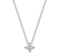 XFSRG Collana Girocollo Donna in Argento con Pendente a Forma di Fiore, Collana Estiva Elegante, Collana Choker per Ogni Occasione, Catenina Argento per Regalo Perfetto