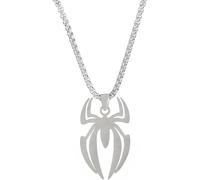XFSRG Collana Uomo Donna Ragno Argento Design Unico Gioiello Moda Adatto per Ogni Occasione