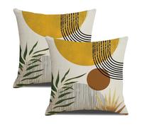 XFSRG Copricuscini Divano Decorativi Moderni in Tessuto 2 Pezzi di Alta Qualità per Soggiorno e Giardino