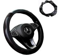 XFSRG Coprivolante Sportivo Effetto Carbonio Cuciture Decorative Protezione Universale Antiscivolo Volante Auto