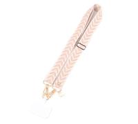 XFSRG Cordino per Cellulare Universale Regolabile Cordino da Collo Polyester Catena Collana Tracolla con Toppa di Fissaggio per Maggior Parte Smartphone (Rosa)