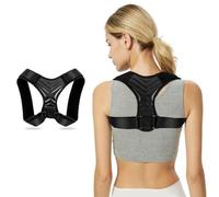 XFSRG Correttore Posturale Spalle Apri Schiena Dritta Uomo e Donna Regolabile Proteggere Dorsale Lombare Fascia Lombare Supporto Correttore Postura(Nero)