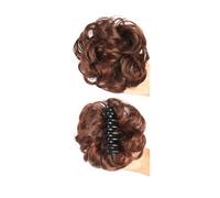 XFSRG Extension Capelli Design Disordinato e Vaporoso Parrucca Rotonda in Bocciolo Filo ad Alta Temperatura Adatto per Viaggi e Cene di Lavoro