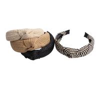 XFSRG Fascia Intrecciata per Capelli Donna, 4pcs Cerchietto Moda in Stile Boho,per Matrimoni, Eventi, Viaggi e Abbigliamento Casual