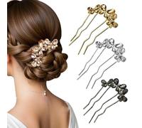 XFSRG Forcine Per Capelli Eleganti Con Strass Fermaglio Capelli Donna Per Acconciature Sposa Accessori Styling Capelli Per Occasioni Speciali