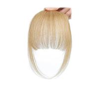 XFSRG Frangetta Capelli Veri Clip Naturale Capelli Finti Extension Parrucca con Frangetta per Donna