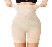 XFSRG Guaina Contenitiva Donna Vita Alta Intimo Modellante Pancera Dimagrante Invisibile Shaper Elastica Post Parto Recupero（Colore della Pelle L）