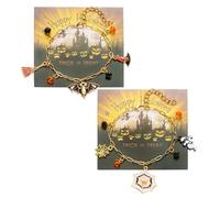 XFSRG Halloween Bracciale Donna Elegante Con Ciondoli A Tema Halloween Braccialetto Gioielli Donna In Oro Per Feste E Celebrazioni (Colore 1)