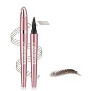 XFSRG Matita Sopracciglia Liquida Punta Forcuta Impermeabile Lunga Durata Effetto Microblading Tatuaggio Naturale Resistente Acqua