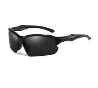 XFSRG Occhiali da Ciclismo per Donne e Uomini come Occhiali da Sole Sportivi Polarizzati con Protezione UV Ideali per Bici da Corsa Sci e Attività Outdoor in Design Veloce (Nero)