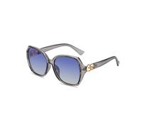 XFSRG Occhiali da Sole da Uomo Donna Occhiali da Sole Polarizzati Protezione UV400 Vintage e Moda per Viaggio Guida Vita Quotidiana (Grigio)