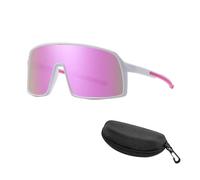 XFSRG Occhiali Veloci Polarizzati Occhiali Ciclismo per Uomo Donna con Custodia Occhiali da Sole Sportivi UV400 per Running Sci Bici e Attività Outdoor
