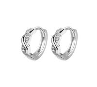 XFSRG Orecchini A Cerchio In Argento Sterling 925 Per Donne Come Creole Intrecciate Ipoallergeniche Design Leggero Con Lavorazione Di Qualità Per Comfort Giornaliero