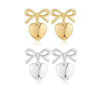 XFSRG Orecchini a Fiocco Piercing Orecchio Trago Helix Gioielli per Donna Ragazza Accessori Moda Eleganti Forma di Fiocco Piercing Helix Orecchini a Lobo Ipoallergenici Gioielli per Orecchie (C)