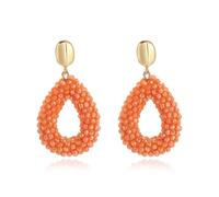 XFSRG Orecchini Boho da Donna con Perle di Riso a Goccia per Look Vacanza Spiaggia Festival Musicali e Outfit Casual Alla Moda