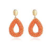 XFSRG Orecchini Boho da Donna con Perle di Riso a Goccia per Look Vacanza Spiaggia Festival Musicali e Outfit Casual Alla Moda