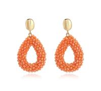 XFSRG Orecchini Boho da Donna con Perle di Riso a Goccia per Look Vacanza Spiaggia Festival Musicali e Outfit Casual Alla Moda