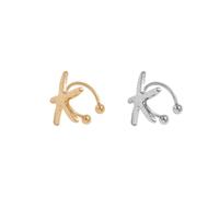 XFSRG Orecchini Donna a Fiore in Oro e Argento Orecchini Pendenti Donna Elegante Design a Forma di Fiore Orecchini Anallergici per Ogni Occasione (E2388A+E2388B)