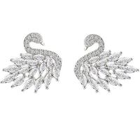 XFSRG Orecchini Donna Cigno Cristallo Brillante Gioielli Eleganti per Occasioni Speciali Orecchini di Moda per Donne