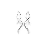 XFSRG Orecchini Donna Eleganti in Argento Sterling 925 con Design Moderno a Spirale per Occasioni Speciali (Argento)