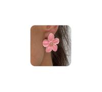 XFSRG Orecchini Donna Fiore Alta Qualità Eleganti e Moderni Adatto per l'uso Quotidiano per Eventi Speciali (Rosa)