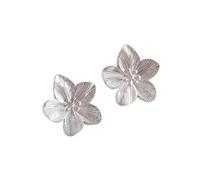 XFSRG Orecchini Donna Fiore Argento Pendenti Eleganti Stile Vintage Gioielli Moda Accessori Bijoux Regalo Matrimonio Cerimonia Festa (A)