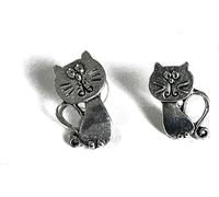 XFSRG Orecchini Donna Gatto in Argento 925 Design Unico e Creativo Accessorio Elegante per Ogni Occasione Regalo Compleanno Donna
