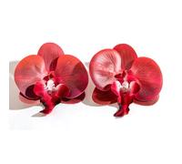 XFSRG Orecchini Donna Orchidea Phalaenopsis Orecchini Design Realistico Elegante Individualità Accessorio Moda
