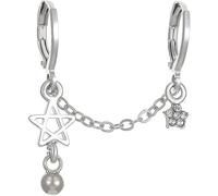 XFSRG Orecchini Swarovski Donna con Stelle e Perle Elegante Gioiello per Occasioni Speciali e Regalo Compleanno