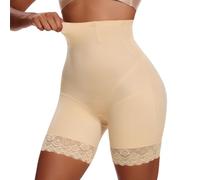 XFSRG Pancera Contenitiva Donna Pizzo Vita Alta Mutande Shapewear Snellente Senza Cuciture Pancera Post Parto Recupero Intimo Modellante Slip per Pancia Piatta e Glutei Scolpiti（L）