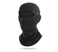 XFSRG Passamontagna Uomo Moto Ciclismo Nero Traspirante in Seta di Ghiaccio Cuffia Sottocasco per Casco Integrale e Accessori Moto