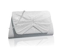 XFSRG Pochette Donna da Sera Borsa a Tracolla con Catena Staccabile Moda con Strass Luccicanti Elegante Borsa da Sposa per Matrimoni Feste Serali