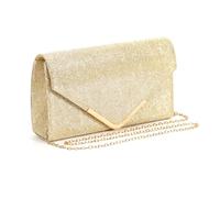 XFSRG Pochette Donna Elegante Clutch a Busta con Pieghe V Borsa da Sera