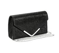 XFSRG Pochette Donna Elegante Clutch a Busta con Pieghe V Borsa da Sera