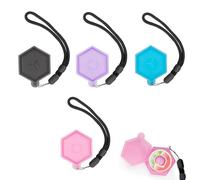 XFSRG Pod Bottiglia con Gusti Pod Portaoggetti Adatte per Pod Accessori Colorati per Borracce Sportive Set di 4 Pezzi con Cinghie Ideale per attività all'Aperto e Palestra